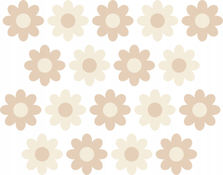 Nálepky na stenu Flowers Daisies